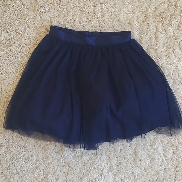 B Darlin Skater Skirt Layered Ballerina Tulle Mini Skirt Size Medium - Picture 9 of 10